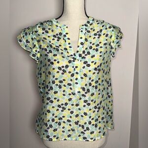 Floral Print Women's Top - Multicolor
